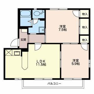 フレグランス大北 A201号室