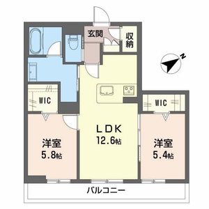クレスティーク・ドマーニ 0202号室