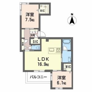 シャーメゾン比良 0302号室