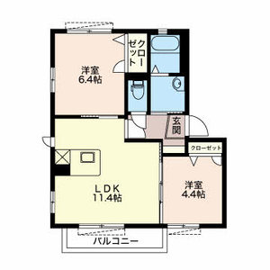 クレールソフィア B202号室