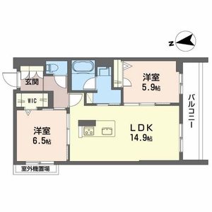 シャーメゾン三里 0202号室