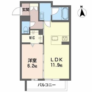 ル　シマン0302号室_間取り画像