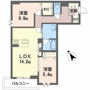 シャーメゾンＭ0101号室_間取り画像