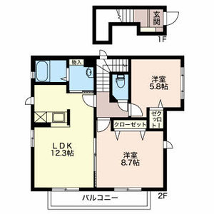 シャーメゾン呉竹 0201号室