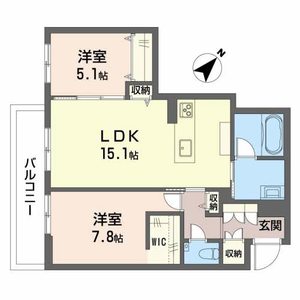 メゾン　スカラベ0307号室_間取り画像