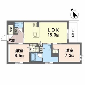 フレオベージ0102号室_間取り画像