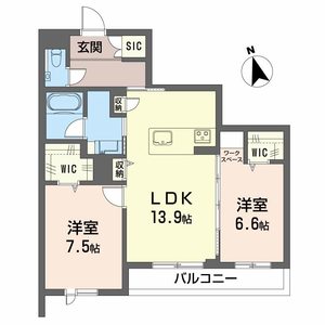 ベレオ井田公園 0202号室