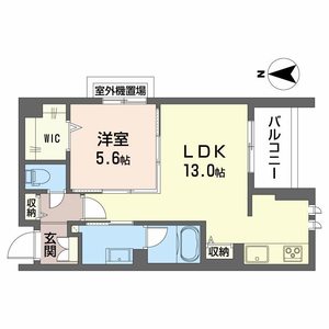 シャーメゾン板屋町0203号室_間取り画像