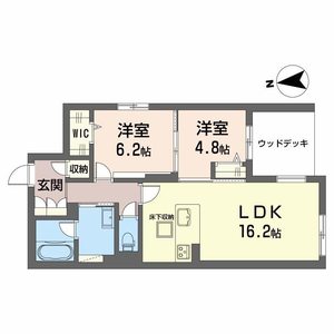 シャーメゾン金華0101号室_間取り画像