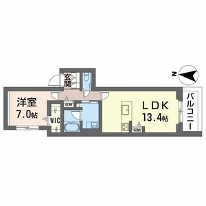 フェリクス桜山0202号室_間取り画像