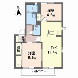 ヴィラ　フォンテ 0201号室