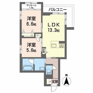 ウィステリア蜷川 0102号室
