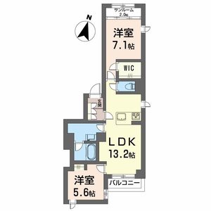 ベレオ天神尾 0201号室