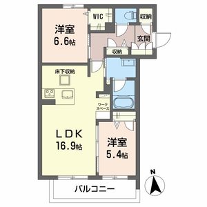 シャーメゾン蘇原新栄0105号室_間取り画像