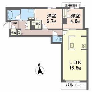 シャーメゾン蘇原新栄0301号室_間取り画像