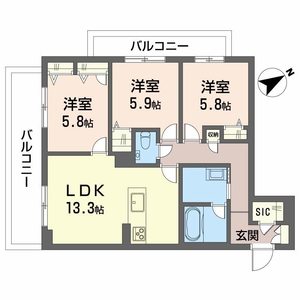 ラウンドアバウト安城 0302号室