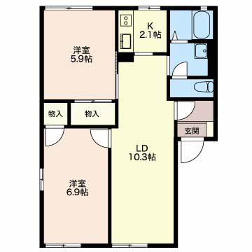 ミニオンフラッツB101-2