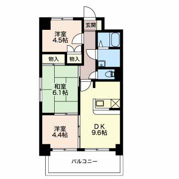 グレイス中坪 0402号-2