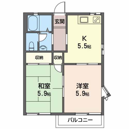 フレグランスつるが丘0201-2