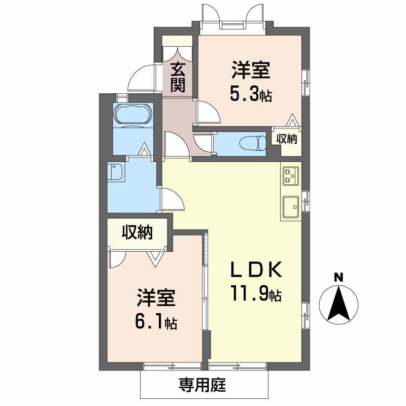 グリーンステージ白山 D101号-16