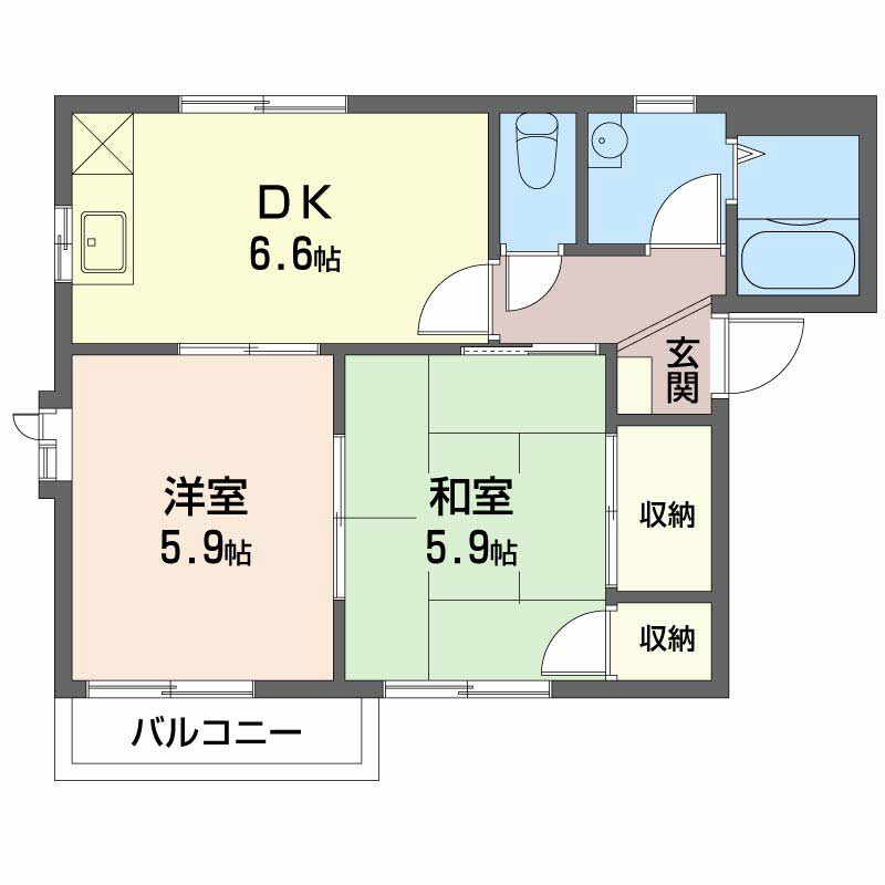 フレグランス大原 0201号-2