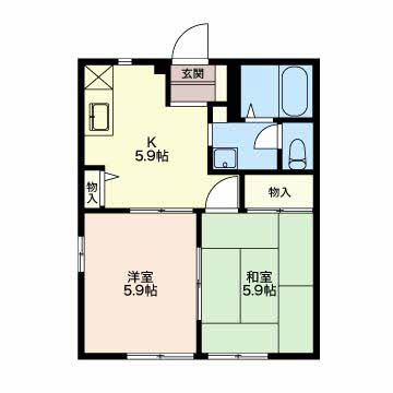 フレグランス下津ⅡA101-2