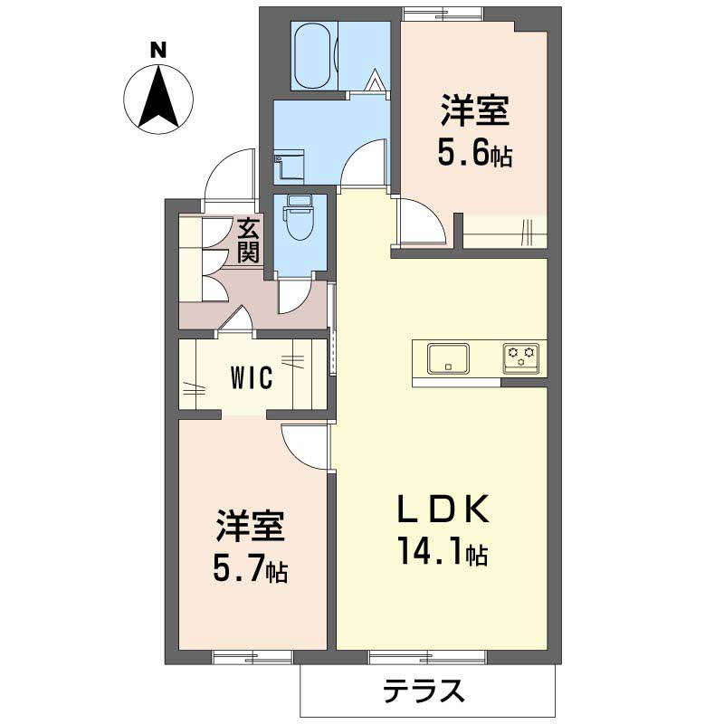 フレグランスＮＵＮＡＭＩB102-2