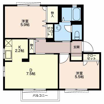 ピースハウス香雅A202-2