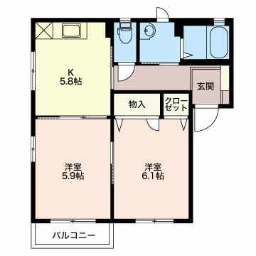 サンハイツ帯川 B101号-16