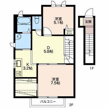 サクラヴィアーレ大浜 D202号-2