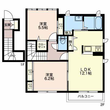 メゾン・ド・リラフォートB201-2