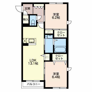 エクラージュ平川 0201号-2