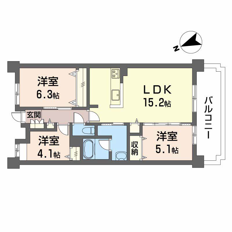 ＪＭＵ久居社宅Ｆ棟 0306号-16
