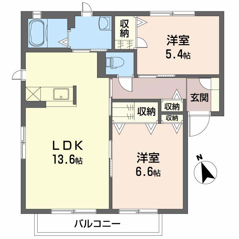 グリーンヒル稲熊Ｂ・Ｃ棟 C202号-5