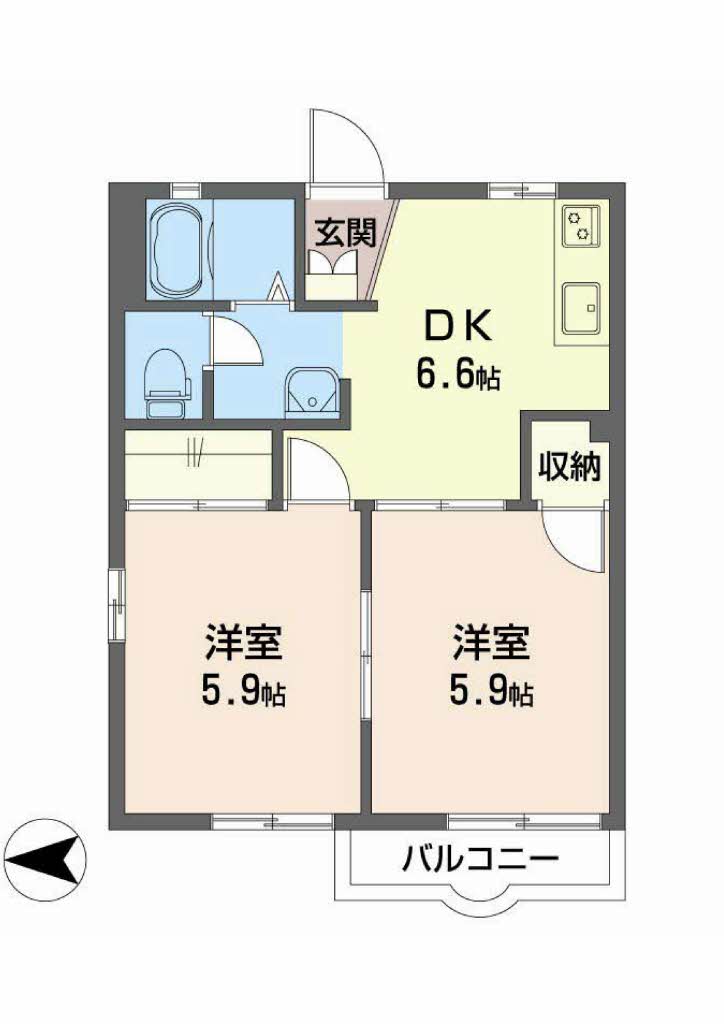 グリーンヒルズ 0201号-2