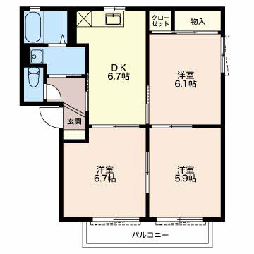 ハピネス A201号-13