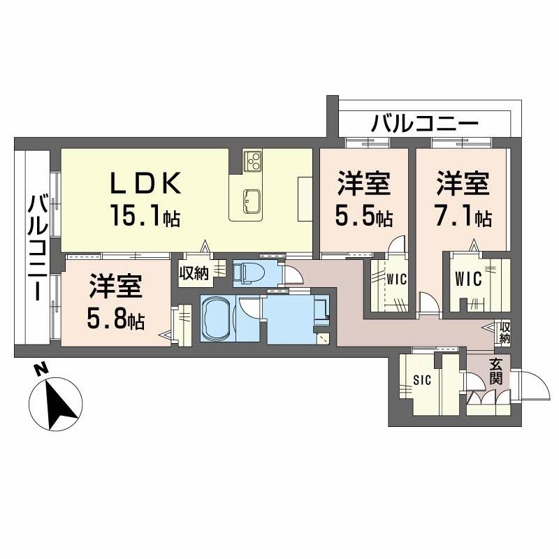 ヴェルデ小田井 0301号-15