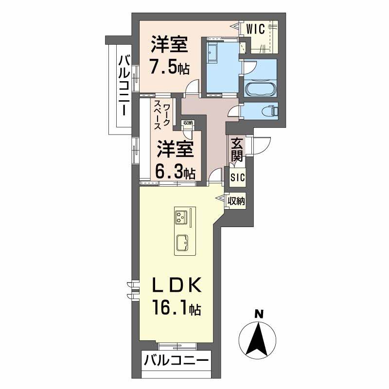 シャーメゾンリアンⅡ 0205号-5