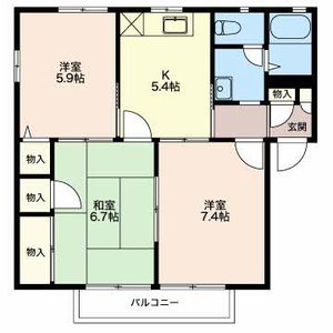 ロイヤルスクエア D201号室