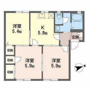 フォレストコート C102号室