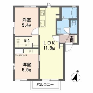 ブルーヒル B201号室