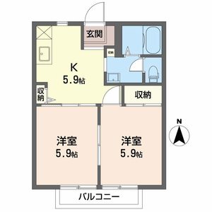 フレグランスＯＦ鷺坂 B203号室