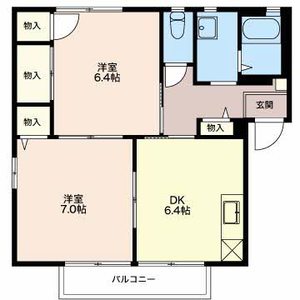 ディアコート A201号室