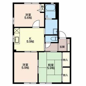 リヴェールミノワ A102号室