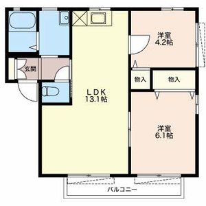 フラッツＴＡＧＡ 0202号室