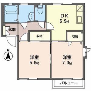 ディアスヤマ－ニ C102号室