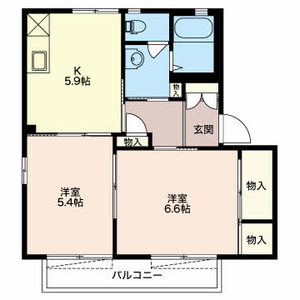 ディアス西沢田 A201号室