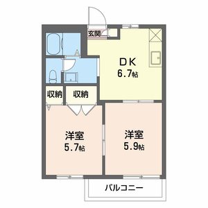 クレールＮ 0102号室