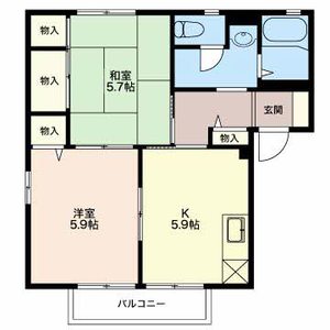 ソレイユ E202号室