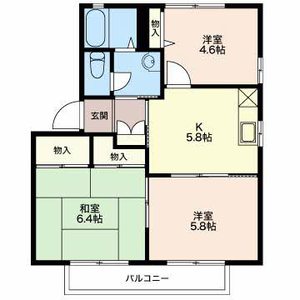 サンハイツ徳重Ⅱ B201号室